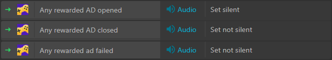 Audio Muting Example