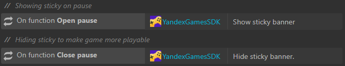 Sticky Banner Example