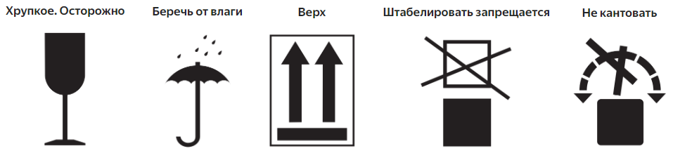манипуляционные знаки