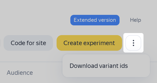 Download variant IDs