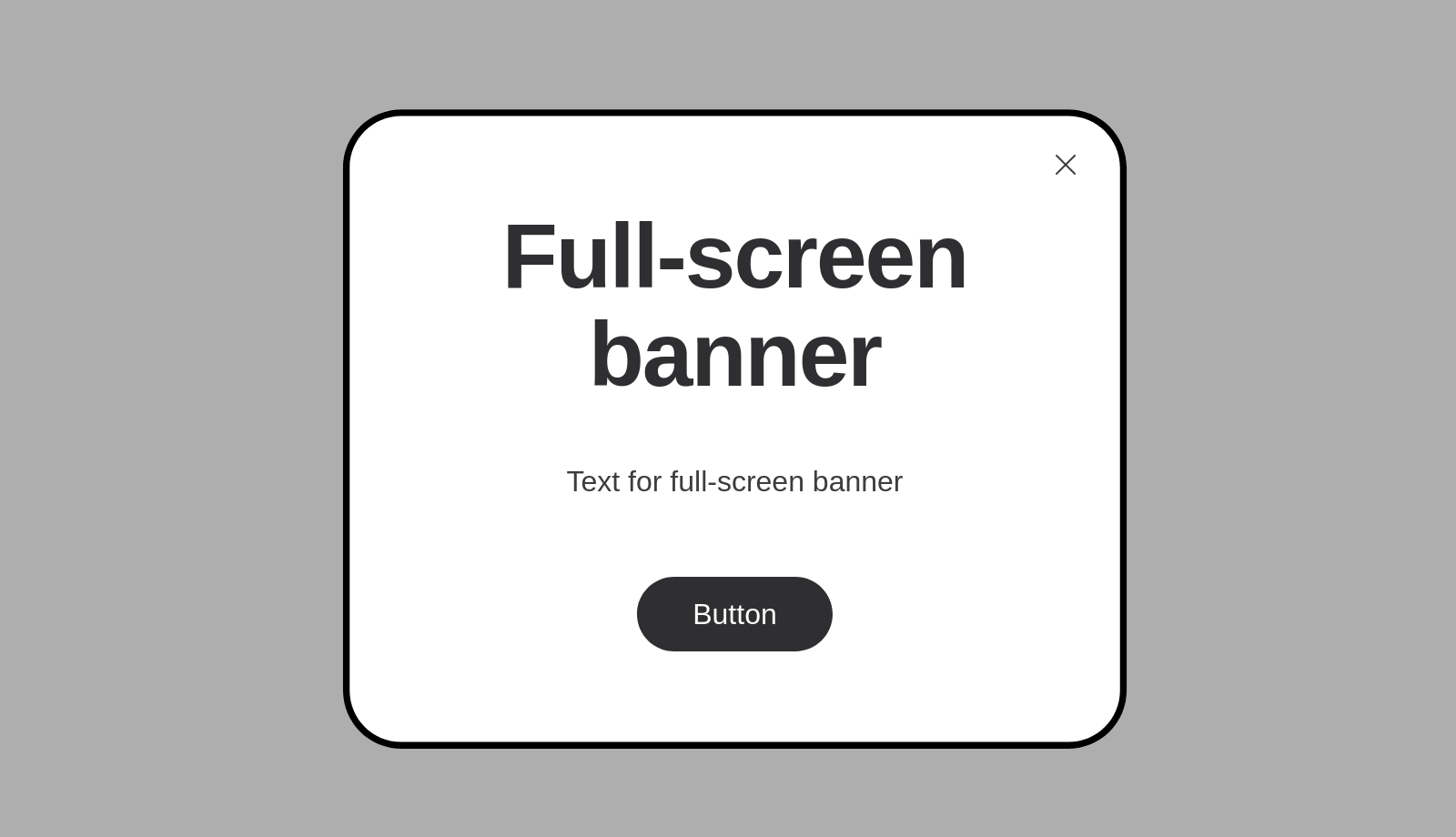 Баннер на всю страницу
